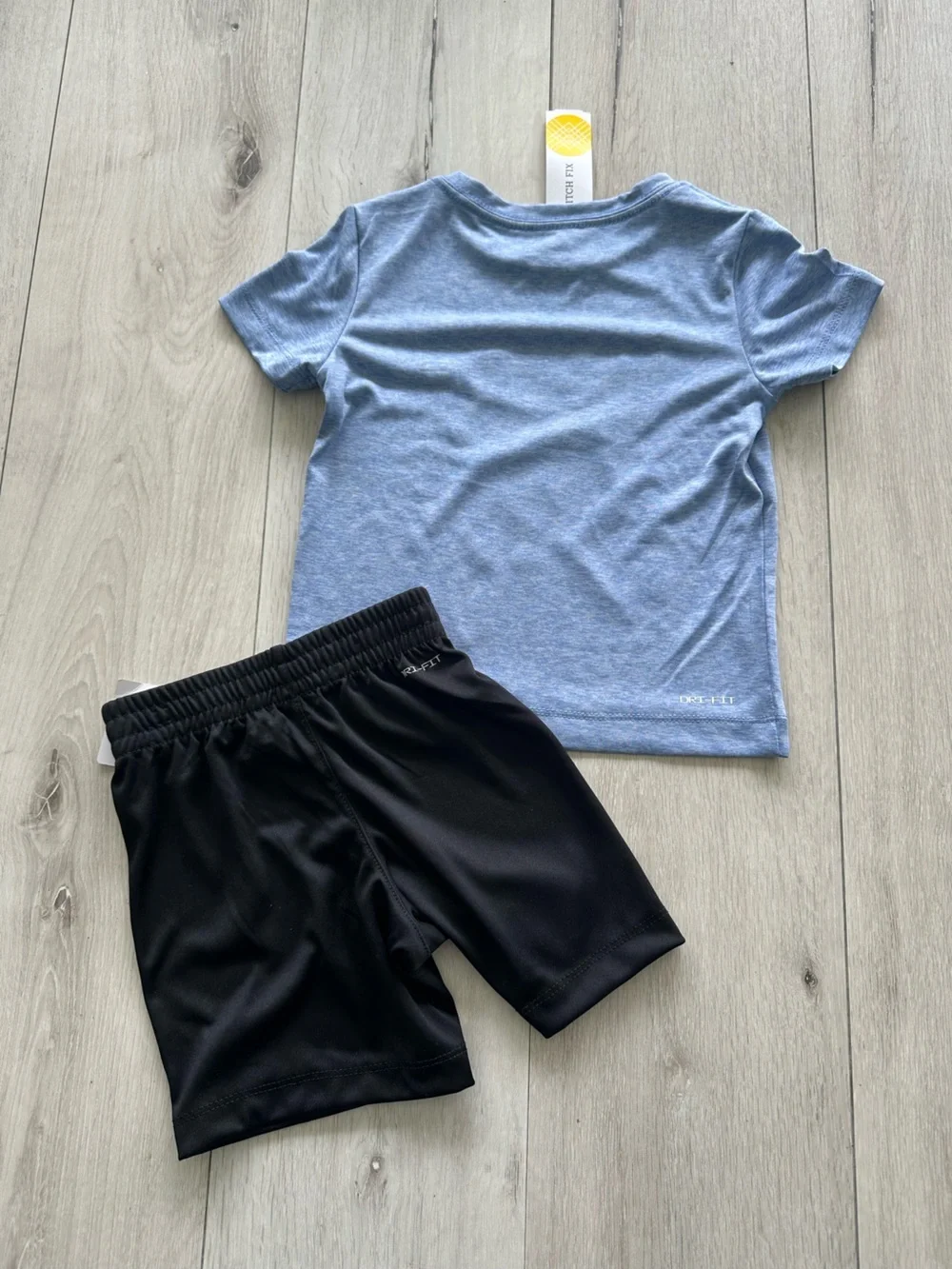 Nike Kid Dropset Short Set Light Blue and Black 3T NWT STITCH FIX